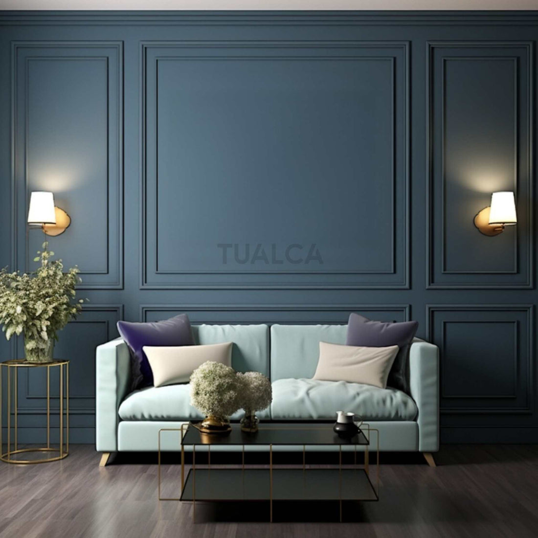 Modern Wall Molding Kit, Pre-Cut 4 cm Mouldings Wall Panels CST-055 trim moulding