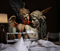 Mythological Statue Wall Mural | Cupid and Psyche Wallpaper YM-00276