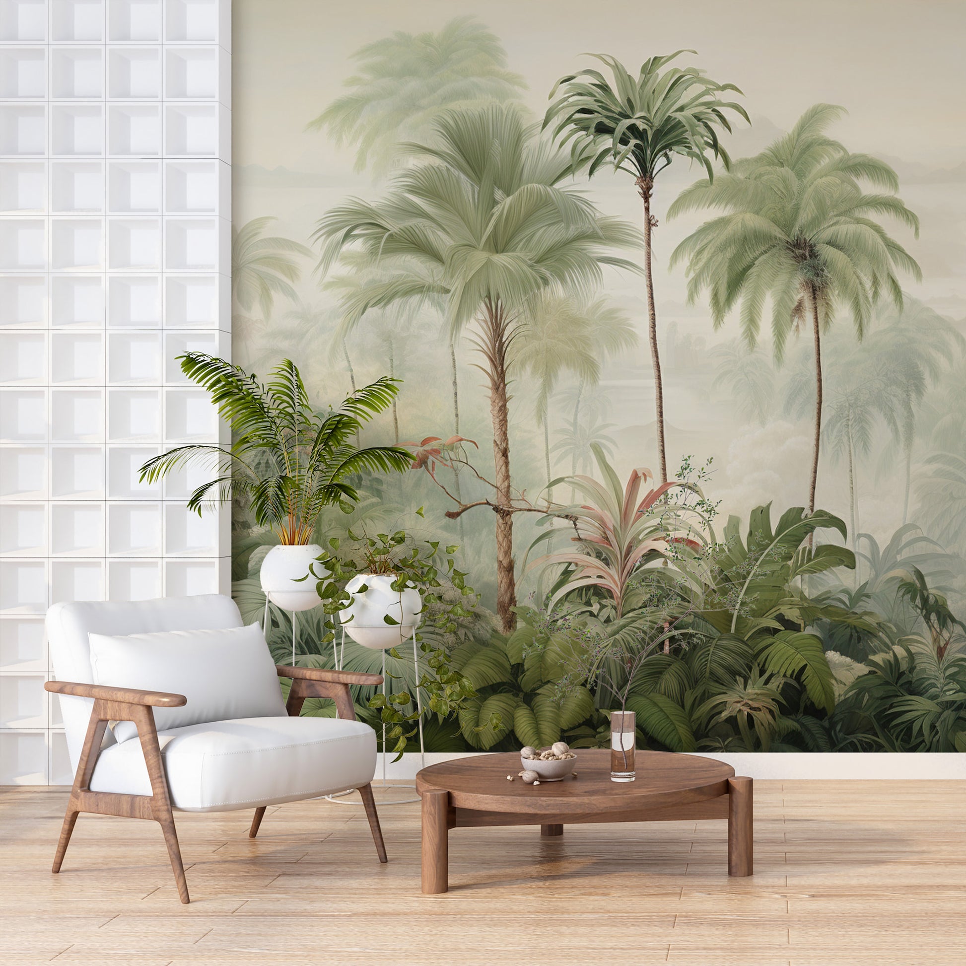 Palm Trees Tropical Wallpaper | Jungle Landscape Wall Mural