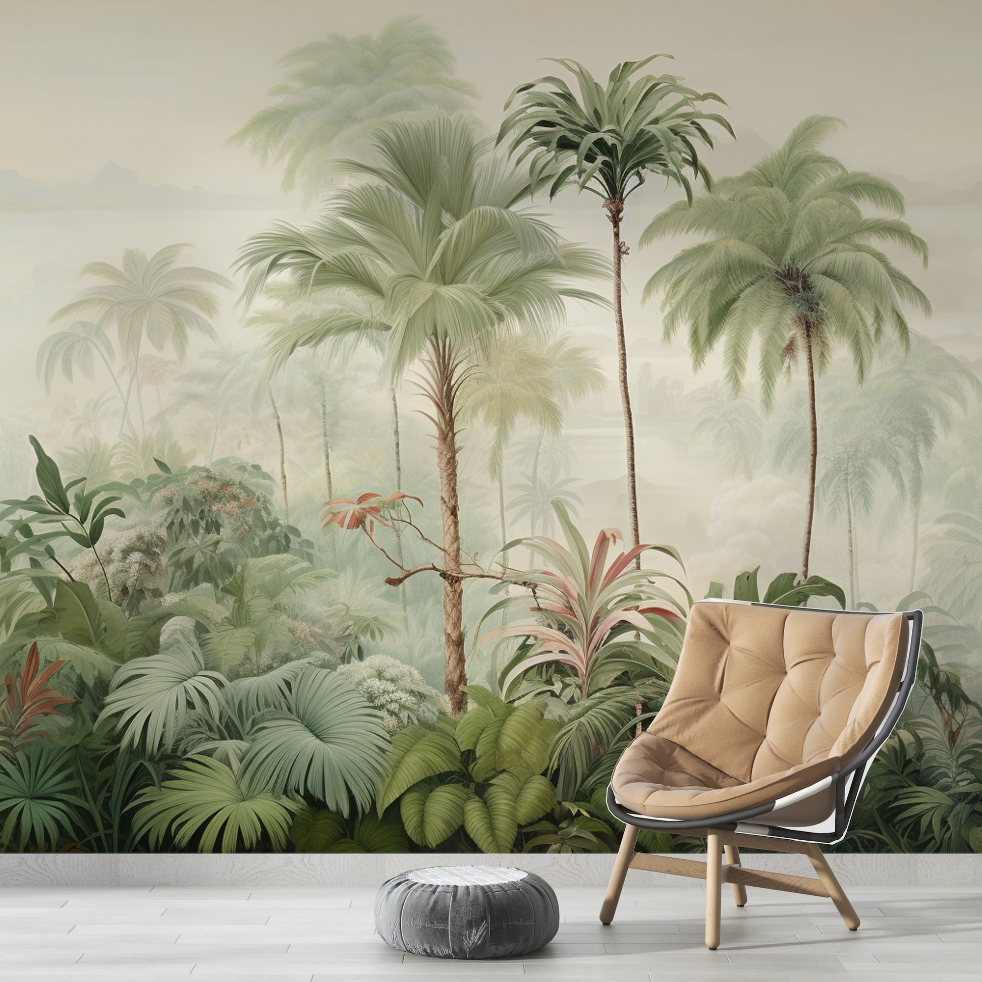 Palm Trees Tropical Wallpaper | Jungle Landscape Wall Mural