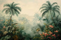 Palm Leaf Wall Mural  Tropical Wallpaper YD-02549 (2)
