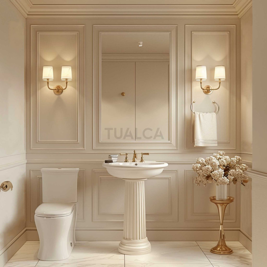 Peel and Stick Bespoke Panel Wall Molding Kit Design CST-038 trim moulding
