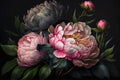 Peony Flower Wallpaper  Floral Wall Mural YF-00062