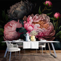 Peony Flower Wallpaper  Floral Wall Mural YF-00062