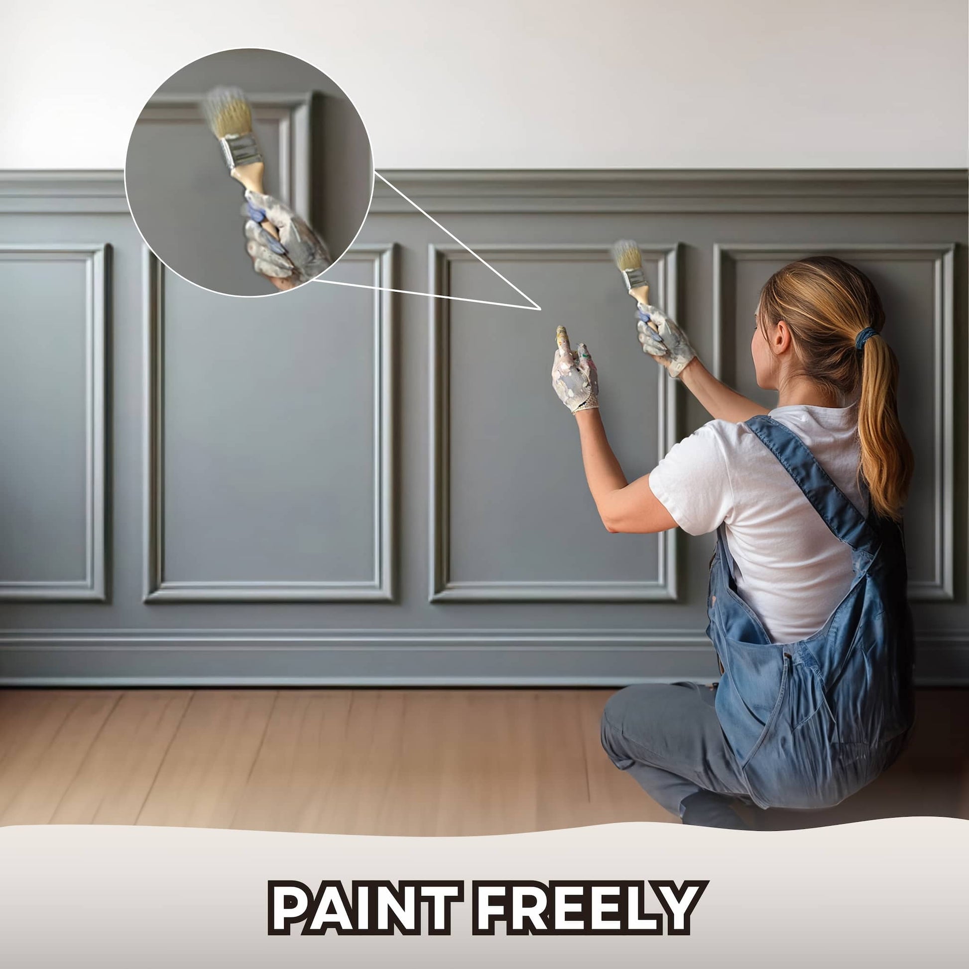Pre-Cut Self Adhesive Frame Set  Peel and Stick Wall Molding Kit CST-003