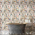 Rainbow Terrazzo Wallpaper  Colorful Kitchen Wall Mural YDT-02536