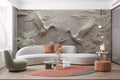 Relief Crane Wallpaper Birds Embossed Wallpaper YH-30015