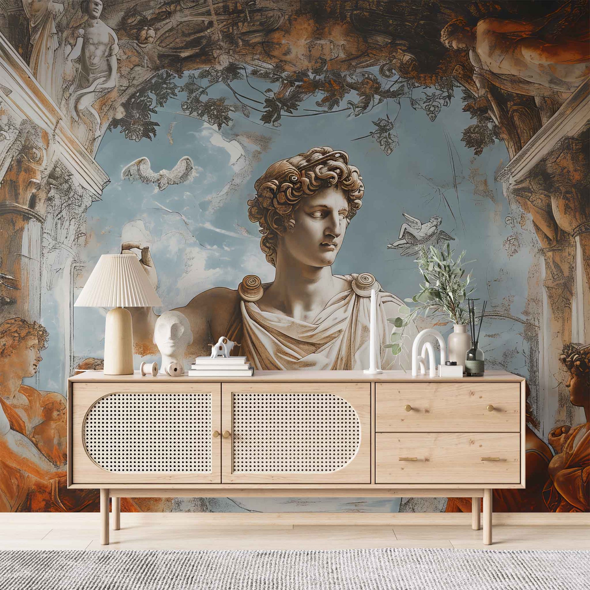 Renaissance Greek Mythology Wallpaper | Mythological Wall Art YM-02539