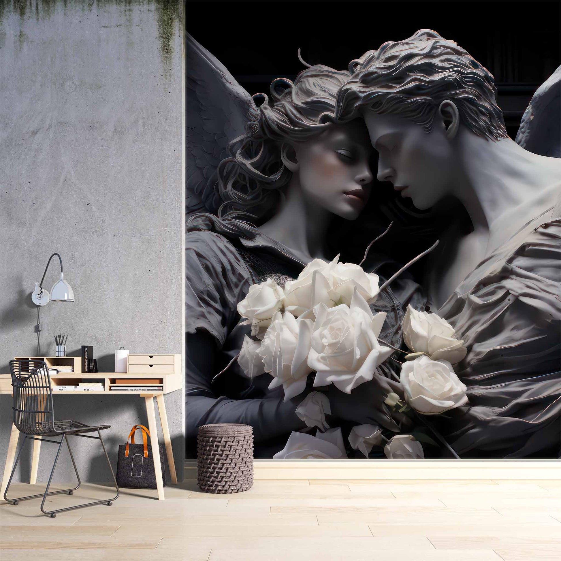 Roman Mythology Wallpaper | Lovers Wall Art YM-02388 wallpaper peel and stick