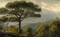 Rural Painting Wallpaper, Historical Scenic Wall Mural Art YD-02552