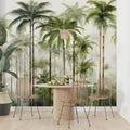 Scenic Palm Trees Wallpaper Tropical  Landscape Mural YD-02405