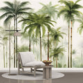 Scenic Palm Trees Wallpaper Tropical  Landscape Mural YD-02405