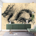 Sketch Dragon Wallpaper | Chinese Dragon Wallpaper YCO-03008