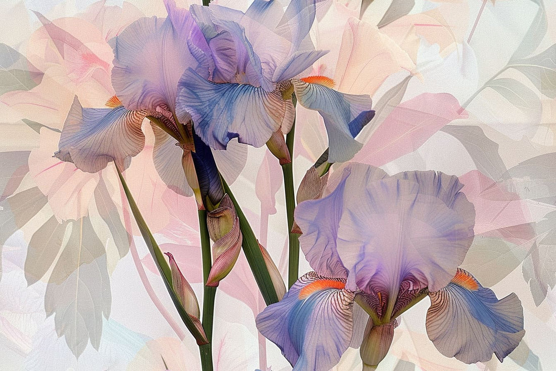 Soft Peony Wallpaper, Watercolor Floral Wall Mural for Bedrooms YF-04009