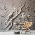 Tree_and_Birds_Relief_Wallpaper-YF-02467