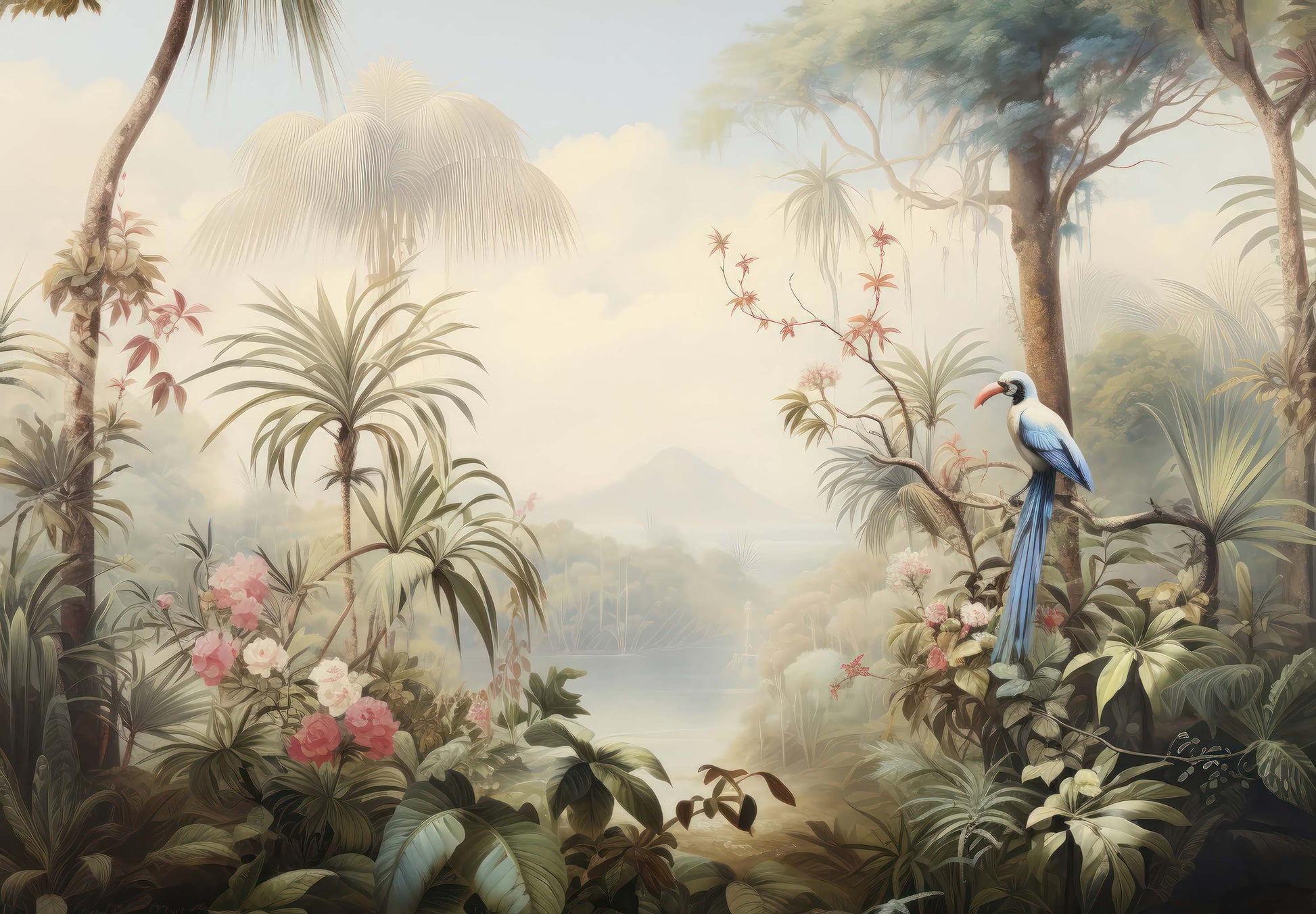 Tropical Jungle Wallpaper  Landscape Wall Mural