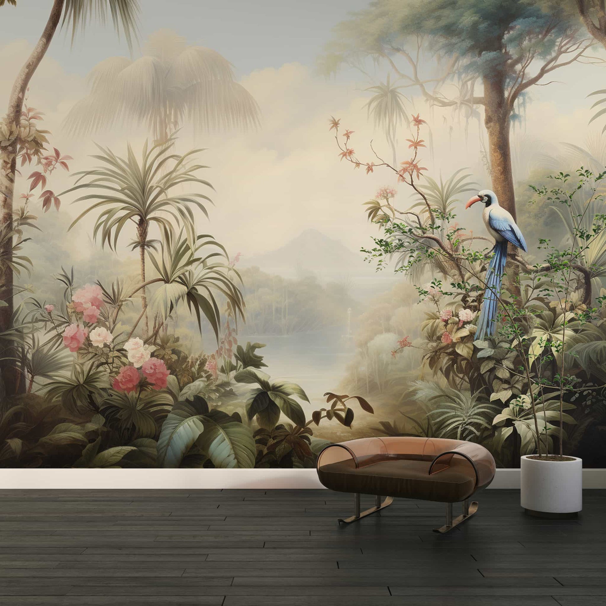 Tropical Jungle Wallpaper  Landscape Wall Mural