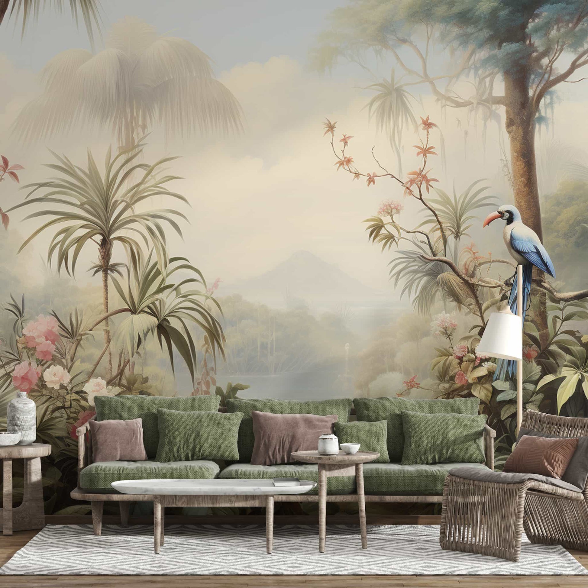 Tropical Jungle Wallpaper  Landscape Wall Mural