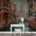 Venice Landscape Wallpaper | Vintage Scenery Mural YD-05043