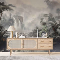 Vintage Forest and Mountain Wallpaper Rustic Nature Wall Art YD-02385