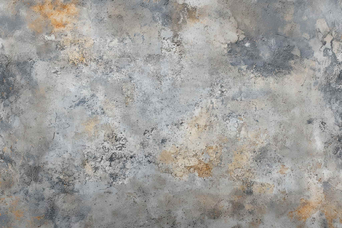 Vintage Gray Plaster Wallpaper, Luxury Stucco Wall Art YS-05086