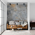 Vintage Gray Plaster Wallpaper, Luxury Stucco Wall Art YS-05086