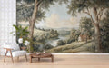 Vintage Landscape Wall Mural, Tree Scenic Wallpaper Art YD-05085
