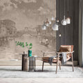 Vintage Rialto Bridge Landscape Wallpaper, Historical Landscape YD-05033