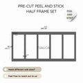 Wainscoting Panels, Affordable Peel and Stick Wall Trim CST-011
