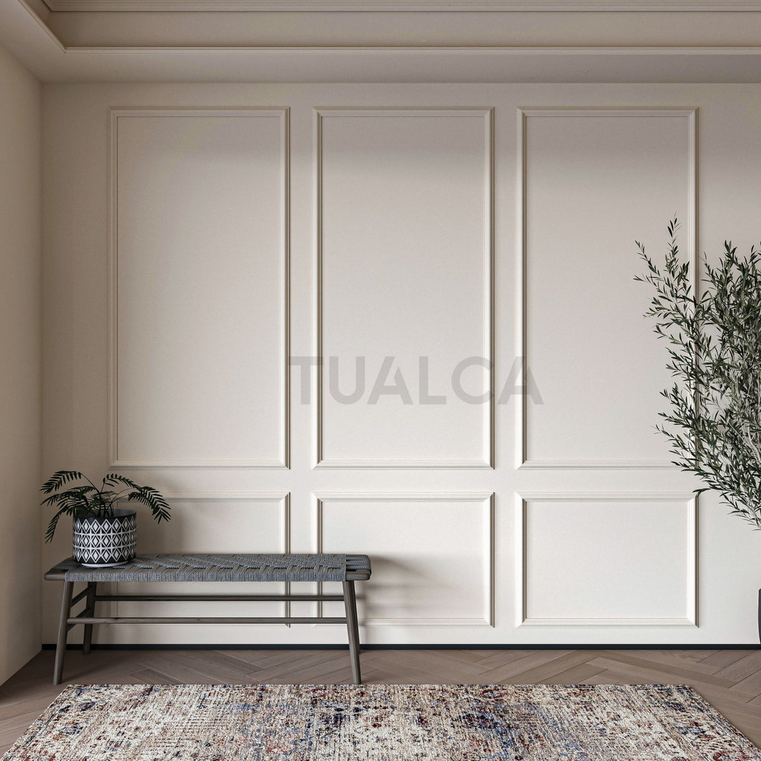 ‎Wall Molding Peel and Stick Panel, Precut Wall Trim Kit CST-01A