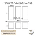 Wall Trim Set Pre-Cut Wall Moldings Kit CST-022