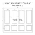  Custom Design | CST-022 Pre-Cut Wall Moldings Kit wainscoting
