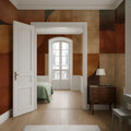 Warm Earth Tones Geometric Wallpaper Retro Geometric Arches Wallpaper YMO-06017