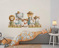 Watercolor Farm Animals Wallpaper  Cute Nursery Wall Mural YCO-05012