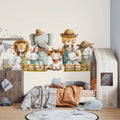 Watercolor Farm Animals Wallpaper  Cute Nursery Wall Mural YCO-05012