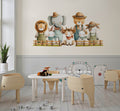 Watercolor Farm Animals Wallpaper | Cute Nursery Wall Mural YCO-05012