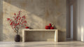 Custom Design Beige Plaster Textured Wallpaper | Concrete Wall Mural YS-06043