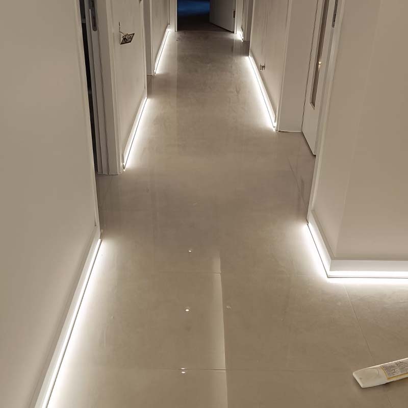 Modern Glow: LED Baseboards with Expert Architectural Support & Fast FedEx Shipping