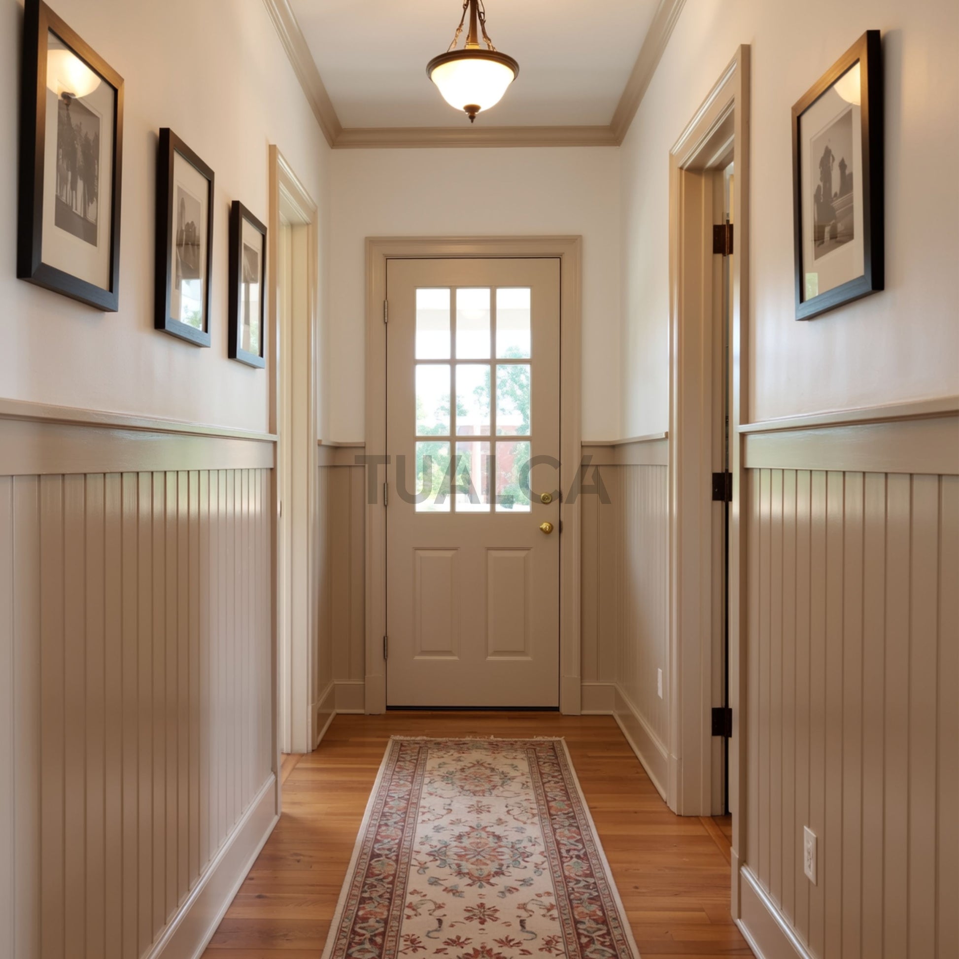 beadboard-hallway-wall-panel