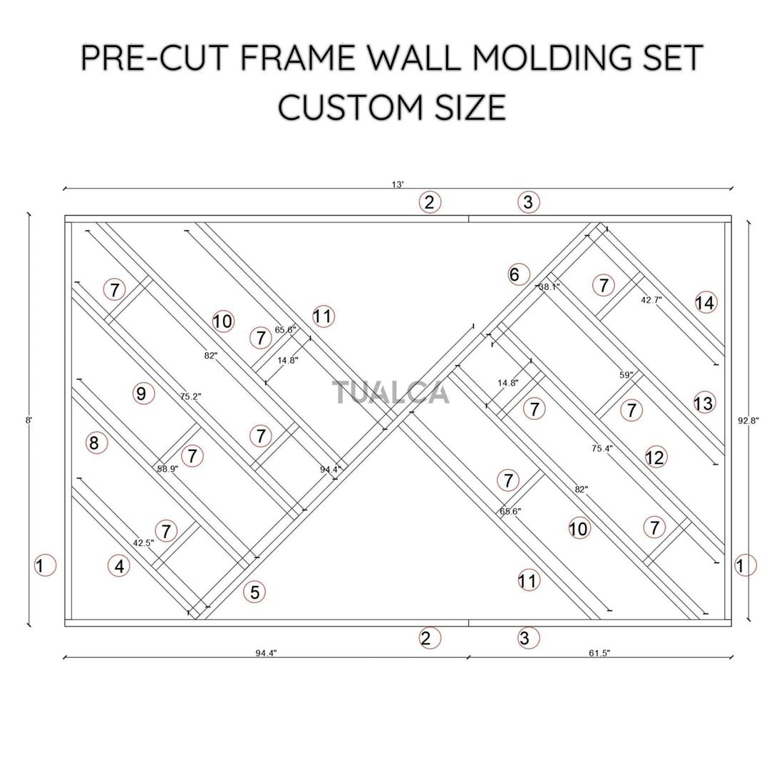 CST-010-pre-cut-peel-and-stick-Wall-Molding-Kit-TUALCA