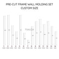 Custom Design | Pre-Cut Wall Moulding Frame Set CST-010