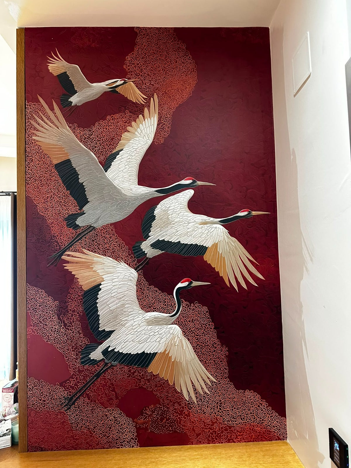 Genuine relief in every feather and detail.