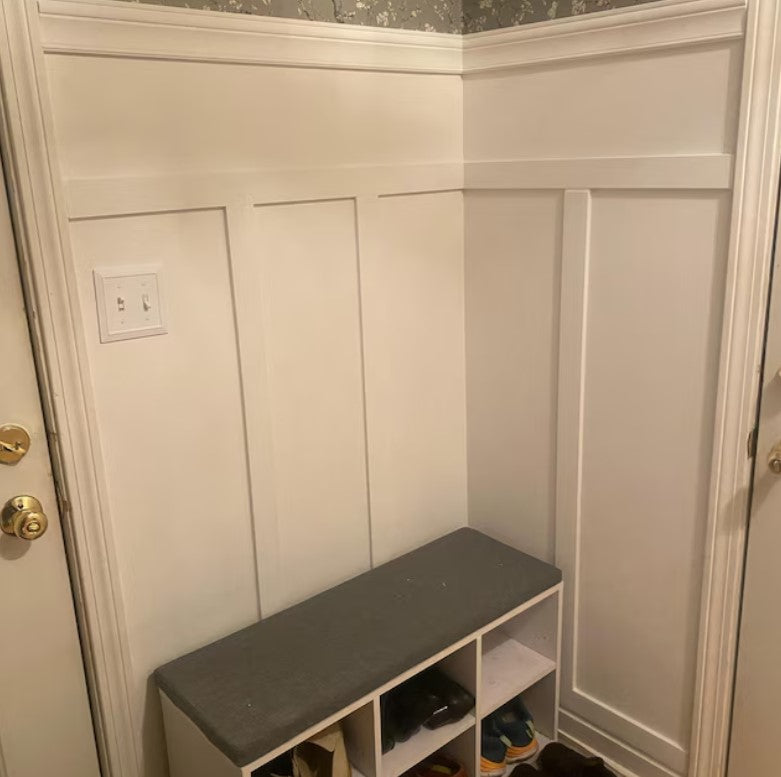 Bespoke Entryway Perfection: Custom Wainscoting Kit with Expert Architectural Support