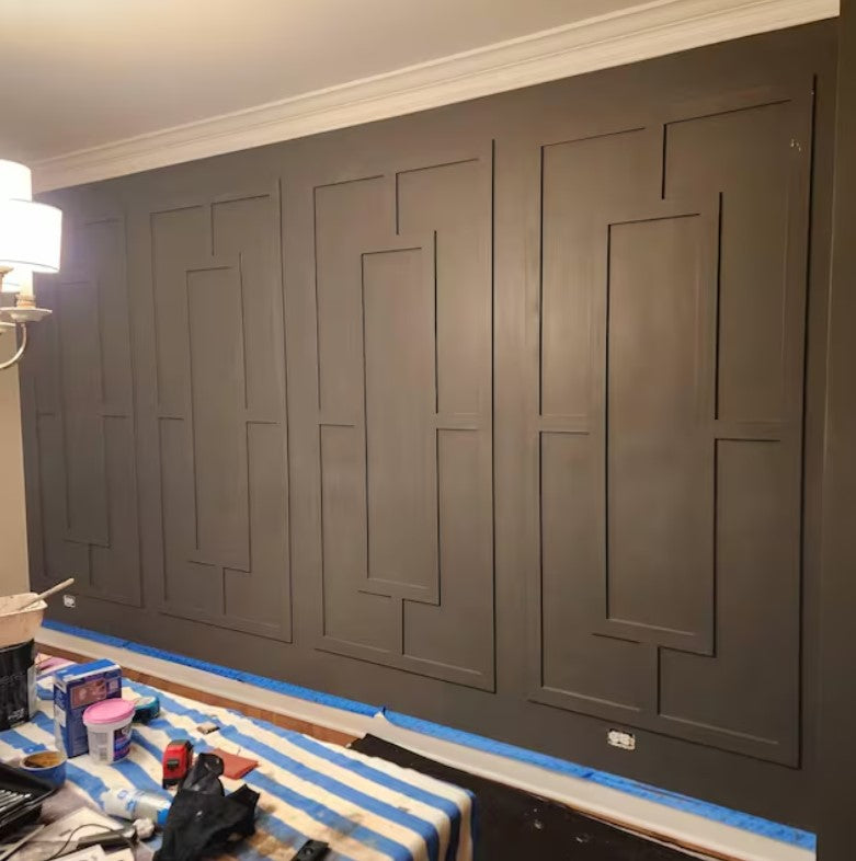 Bespoke Luxury: Precision Custom-Cut Triple Frame Molding Kit 🏛️📐✨