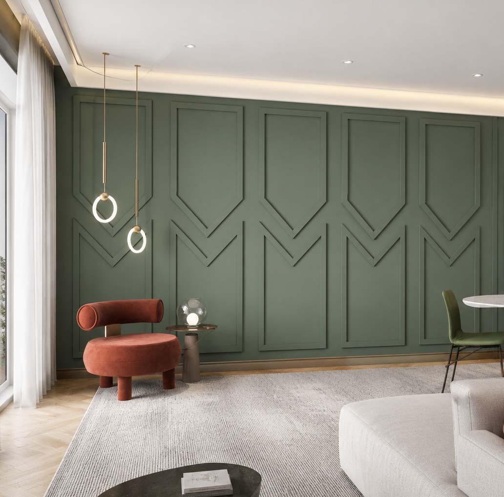 Luxury Wall Molding Transformation During Renovation