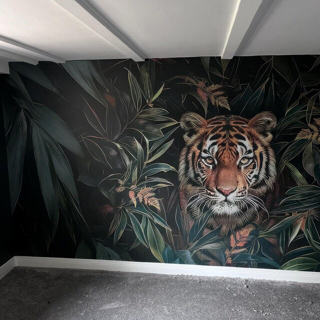 A Tiger in the Forest Wallpaper