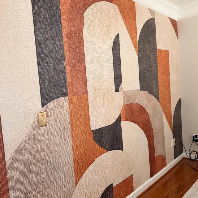 Wallpaper in a Real Space