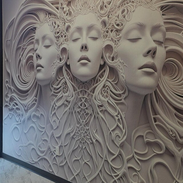 Breathtaking 3D Mural & Exceptional Service 🏛️🤍