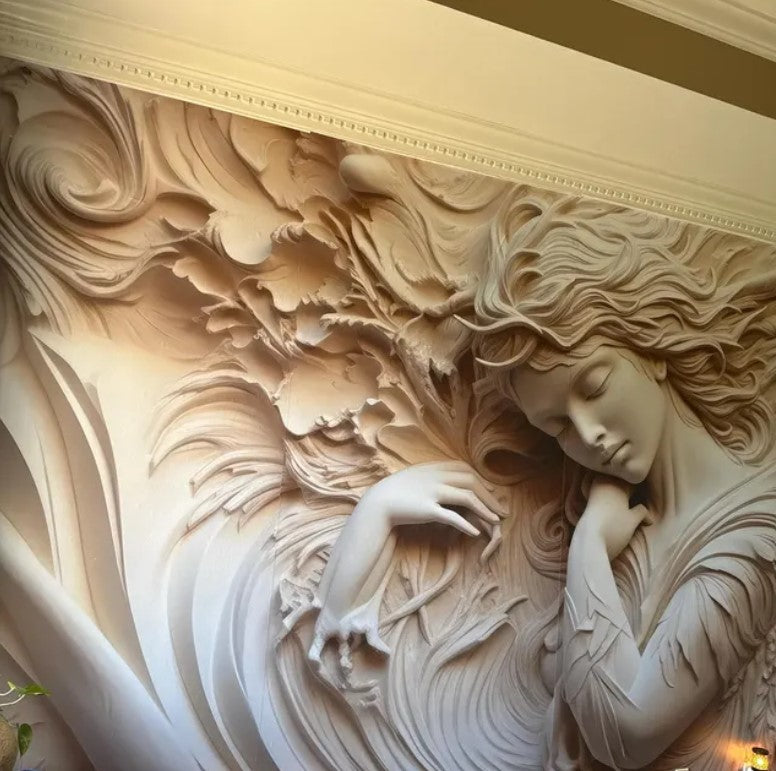 Wallpaper in a Real Space